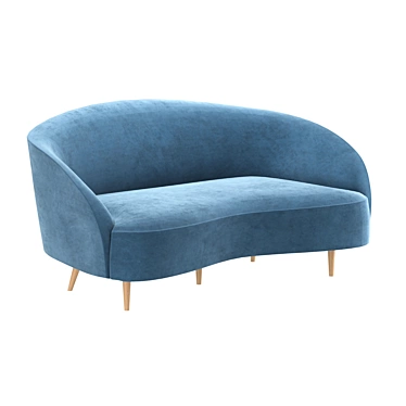 Stylish Maison Sofa 3D model image 1 