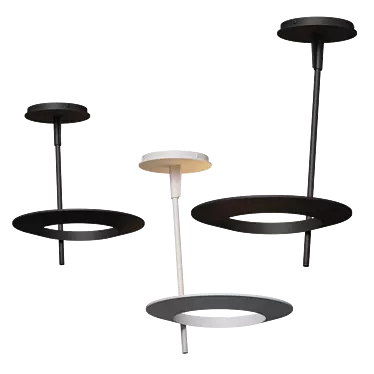 Sonneman Ringlo Pendant - Modern Elegance for Your Home 3D model image 1 