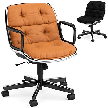 Ergonomic Knoll Pollock Executive Chair 3D model image 1 
