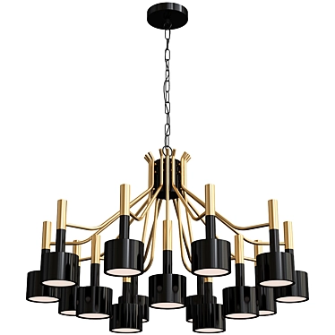 Elegant BLS 14479 Ella Chandelier 3D model image 1 