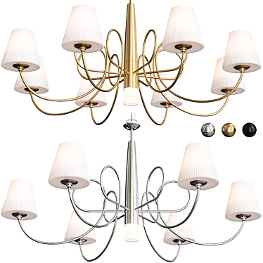 Lightstar Vortico Pendant Light Set - Enhance Your Space 3D model image 1 