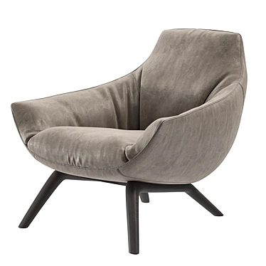 Contemporary Comfort: Florentia Armchair 3D model image 1 