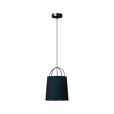 Elegant Black Suspension Belana 3D model image 1 