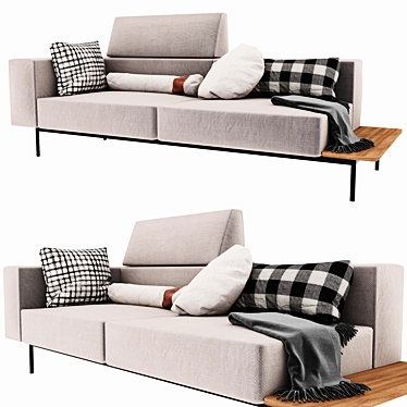 Transformable 3-Seater Sofa 3D model image 1 