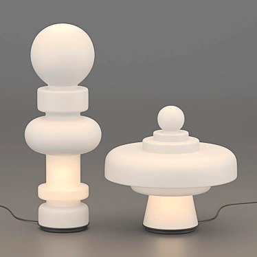 Collection of universal lamps, Fontana Arte RE and REGINA