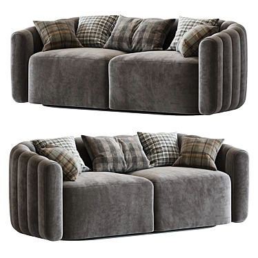 Modern Fitz Sofa - Sleek and Stylish Design 3D model image 1 