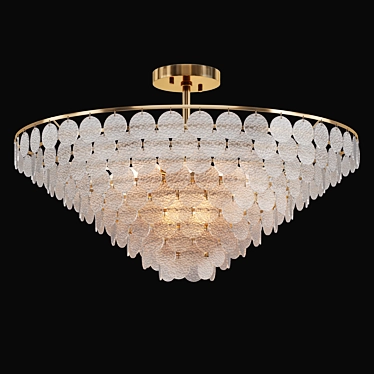 Elegant Mazzo Chandelier Boutique-worthy 3D model image 1 