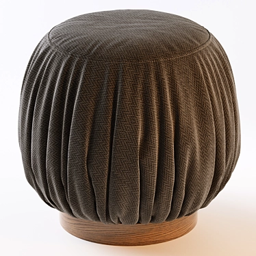 Batista 17.7'' Round Cocktail Ottoman 3D model image 1 