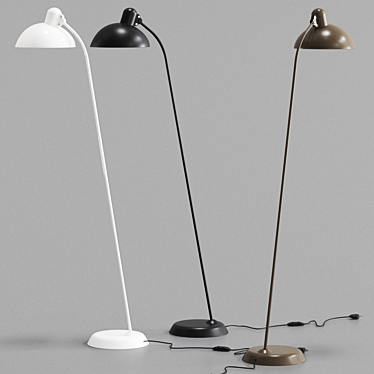 Kaiser Idell 6556F: Elegant Danish Floor Lamp 3D model image 1 