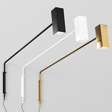 Italian Design Dejavù Wall Sconce 3D model image 1 