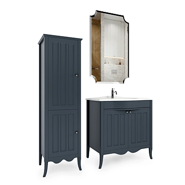 MARSEL Bathroom Furniture Set 3D model image 1 