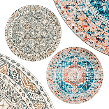 Circular Carpet | Vintage Archive Collection 3D model image 1 