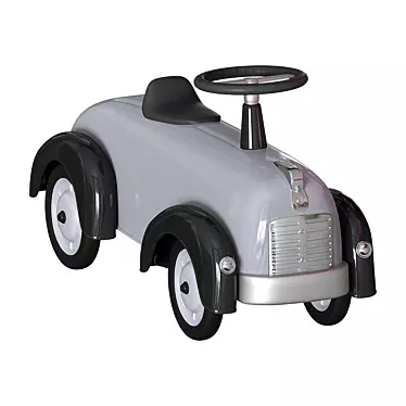Baghera Speedster: Classic Pedal Car for Kids 3D model image 1 
