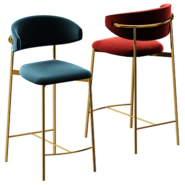 Modern Elegance: Calligaris Oleandro Chair 3D model image 1 