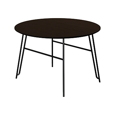 Modern Round Norfort Table 3D model image 1 