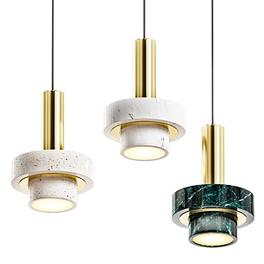 Elegant CADIS Design Lamps 3D model image 1 