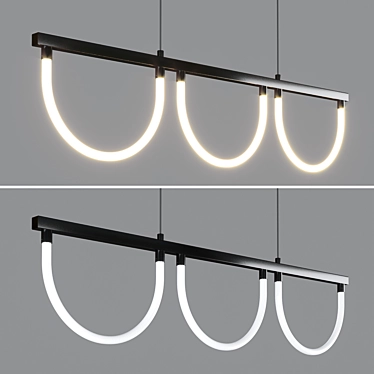 Modern Meego LED Pendant Light 3D model image 1 