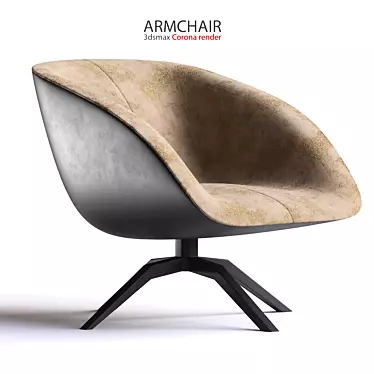 Designer9799 Armchair: Stylish and Modern 3D model image 1 