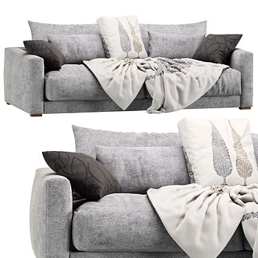 Elegant Linteloo Mauro 2-Seat Sofa 3D model image 1 