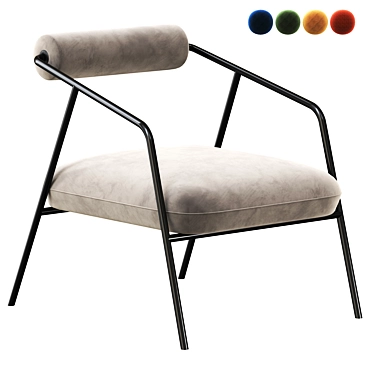 Cyrus 2015 Chair - Sleek Design and Maximum Comfort 3D model image 1 