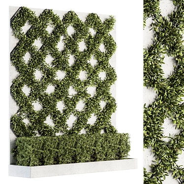GreenLife Vertical Garden - Wall Decor 3D model image 1 