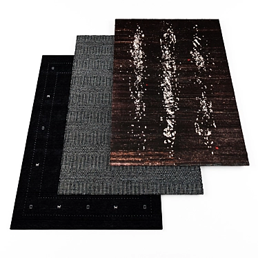 Modern Rug Set - High Resolution 3D model image 1 