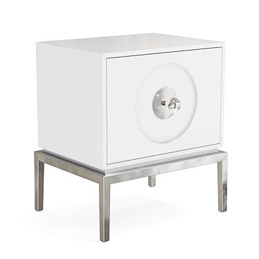 Chic Channing Large End Table 3D model image 1 