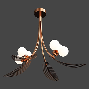 Laub: High-Quality Designer Lamp 3D model image 1 
