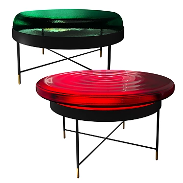 Elegant Bilboquet Cocktail Table 3D model image 1 