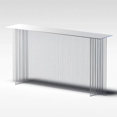 Elegant Sciortino Console Design 3D model image 1 