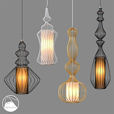 Glory Pendant Light: Elegant and Stylish 3D model image 1 