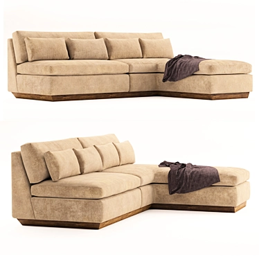 Seefeld Chaise | Real Size Model & Ready to Render 3D model image 1 