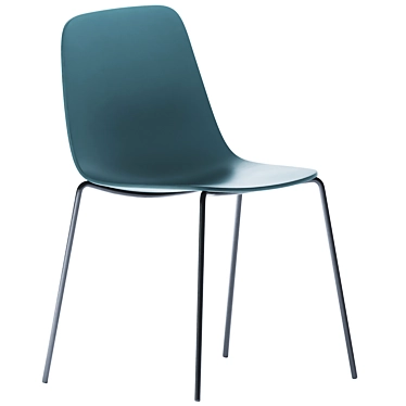 Elegant Plastic Chair: Maarten 3D model image 1 