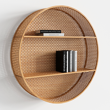 LaRedoute Bamboo Wall Shelf 3D model image 1 