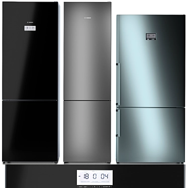 BOSCH Refrigerator Set: Serie 6 VitaFresh, KGN49SB3AR, Serie 8 VitaFresh Plus 3D model image 1 