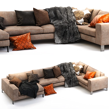 Modern V-Ray Sofa 2015: Luxurious and Stylish 3D model image 1 
