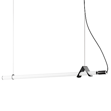 Linear Minimalist Tube Chandelier from Dilara