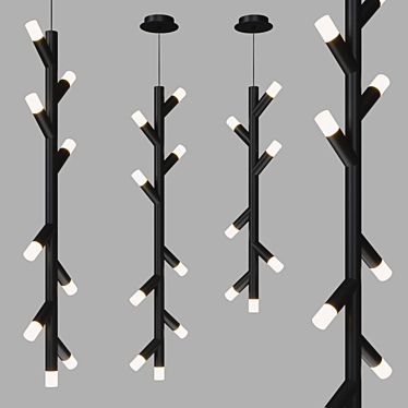 Sleek Inari Lamp: Elegant Lighting Solution 3D model image 1 