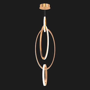 Modern LED PMMA Pendant Light 3D model image 1 