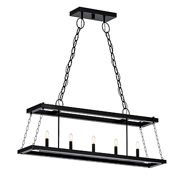 Quoizel Dwelling 5-Light Island Chandelier 3D model image 1 