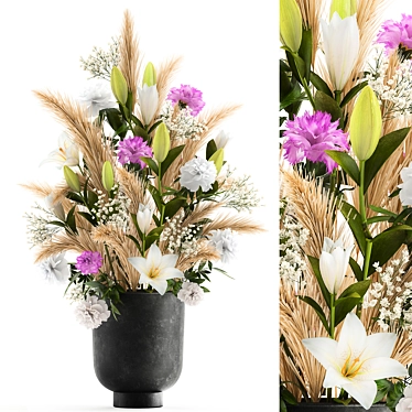 Spring Blossom Bouquet 3D model image 1 