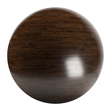 Versatile Parquet Flooring: Standard & Herringbone Patterns | 12 Planks | PBR Textures | 4K 3D model image 1 