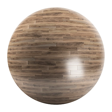 Versatile Parquet: Standard & Herringbone Patterns - PBR, 4k, Seamless 3D model image 1 