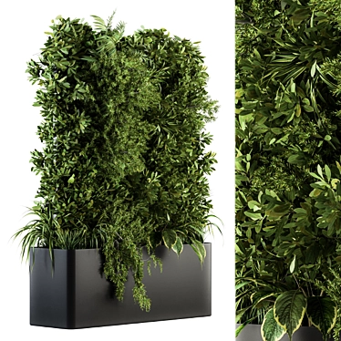 Green Oasis Deluxe Outdoor Plant Set 3D model image 1 