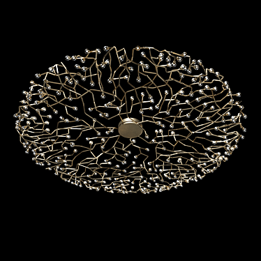 Branches of Light Elliptical Chandelier 3D model image 1 