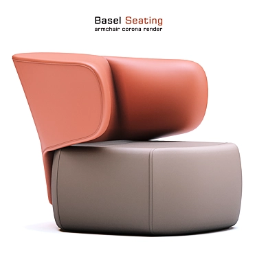 Modern Minimalist Basel Seating 3D model image 1 