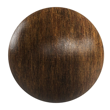 Aged Oak Wood Texture 3D model image 1 