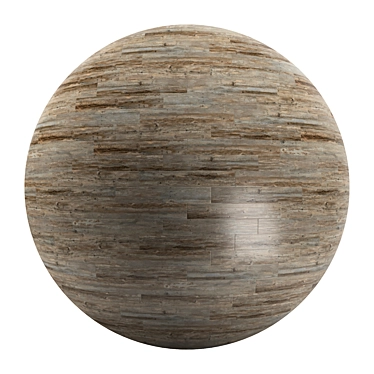 Parquet 45: Standard & Herringbone Pattern, PBR Materials 3D model image 1 