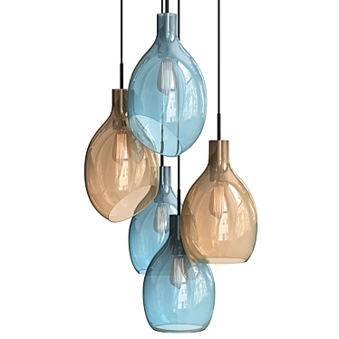 Elegant Illumination - Lovisa Pendant Light 3D model image 1 