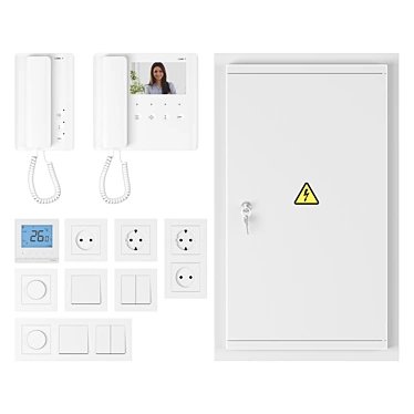 Smart Home Electrician Set 3D model image 1 